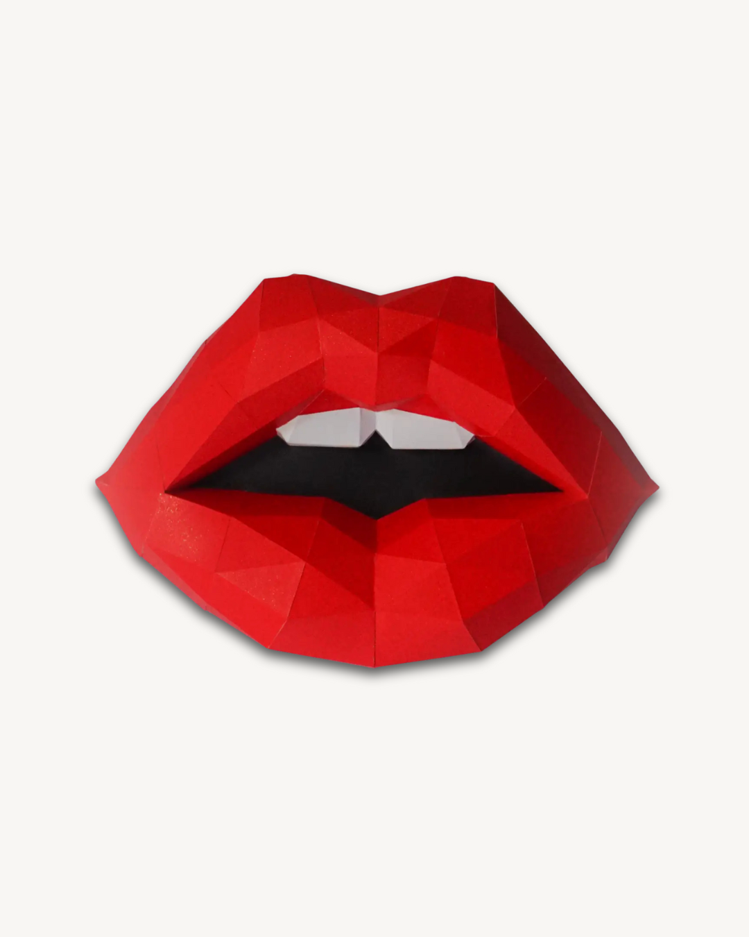 Papercraft Lips | Bold Geometry