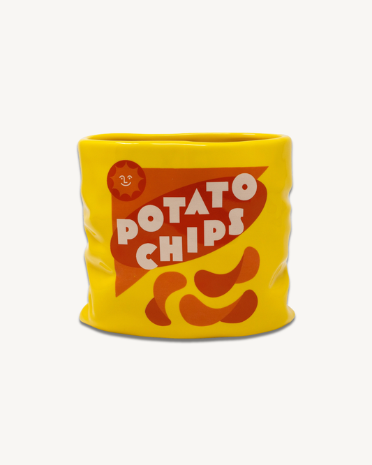 Vase Kartoffelchips | Crunchy Design Statement