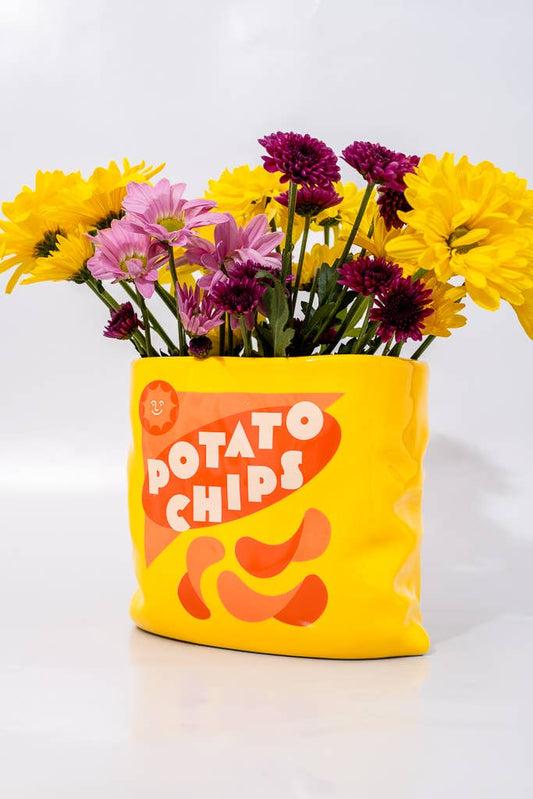 Vase Kartoffelchips | Crunchy Design Statement